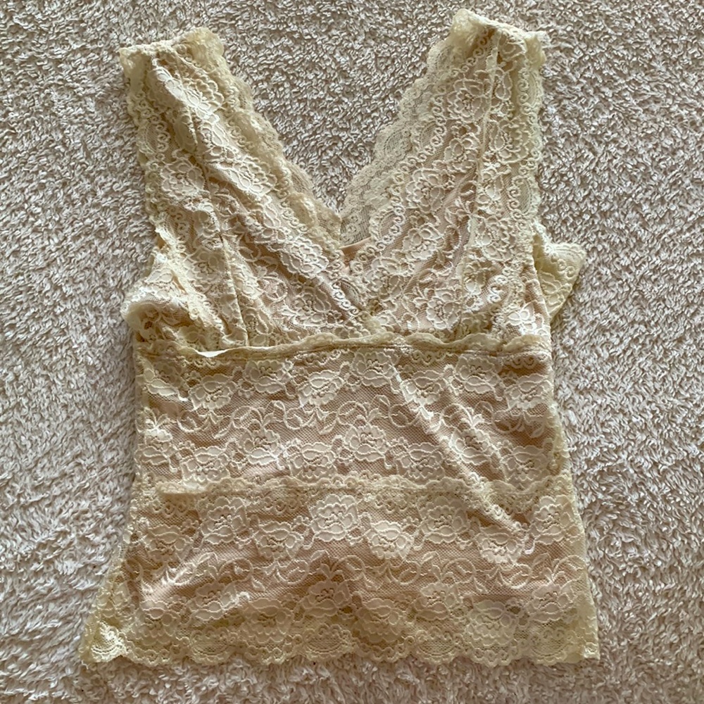 Lace Camisole - Cream